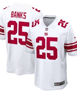 Alternative view of Deonte Banks New York Giants Nike Team Game Jersey -  Royal/White