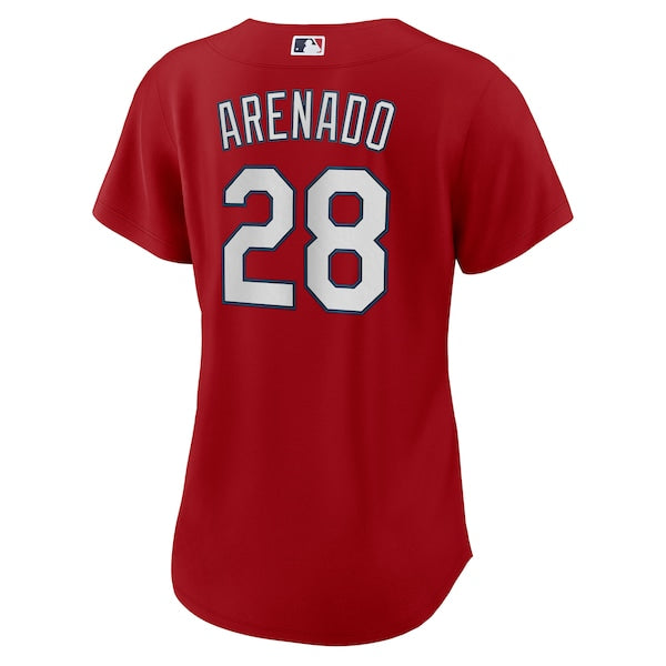 Nolan Arenado St. Louis Cardinals Nike Women's Alternate Replica Player Jersey - Red/Cream/White - Image 6