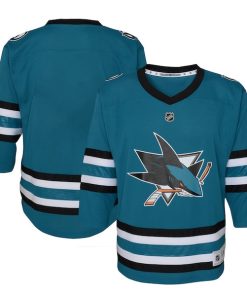 San Jose Sharks Youth Replica Jersey - Teal