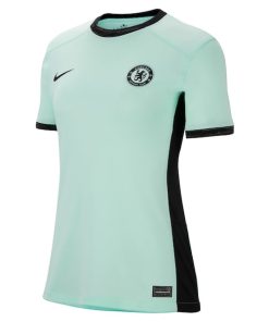 Alternative view of Reece James Chelsea Nike Women's 2023/24 Third Stadium Replica Player Jersey - Mint