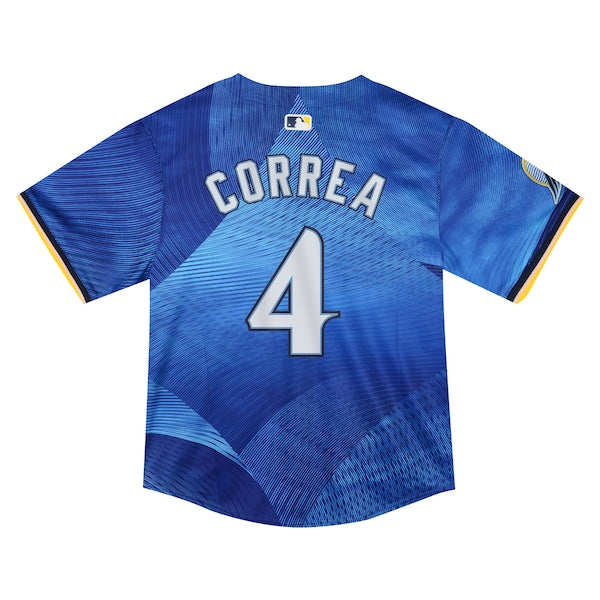 Carlos Correa Minnesota Twins Nike Toddler 2024 City Connect Limited Jersey - Royal - Image 3