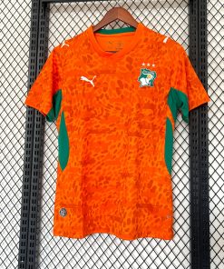 Ivory Coast National Team Puma 2026 Home Jersey - Orange / Green