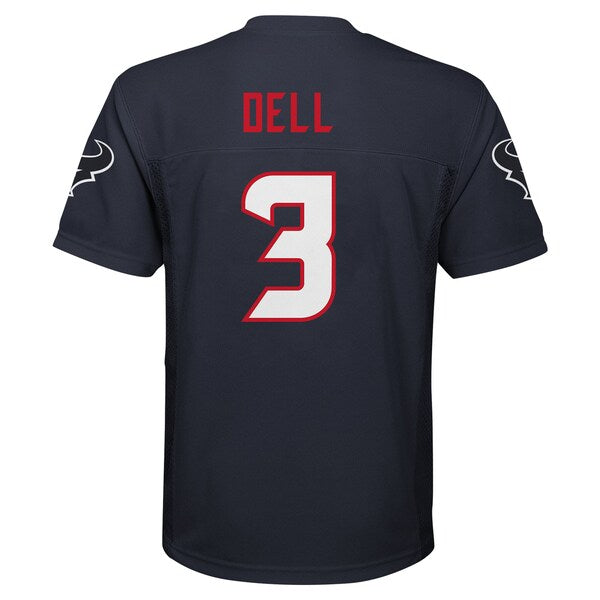 Tank Dell Houston Texans Youth Replica Player Jersey - Navy - Image 3