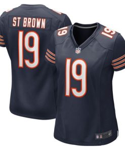 Equanimeous St. Brown Chicago Bears Nike Women's Game Player Jersey - Navy