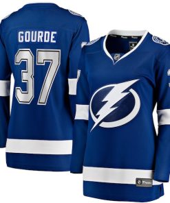 Yanni Gourde Tampa Bay Lightning  Women's Home Breakaway Player Jersey - Blue