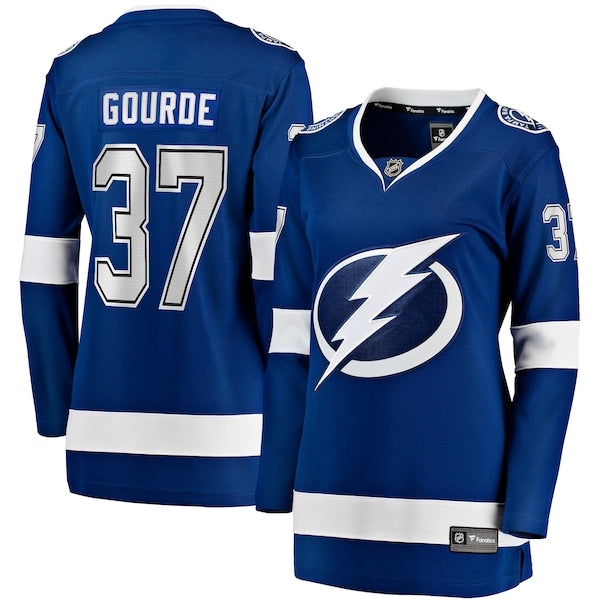 Yanni Gourde Tampa Bay Lightning Women's Home Breakaway Player Jersey - Blue