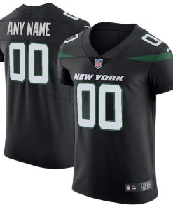 New York Jets Nike Vapor Untouchable Elite Custom Jersey - Stealth Black