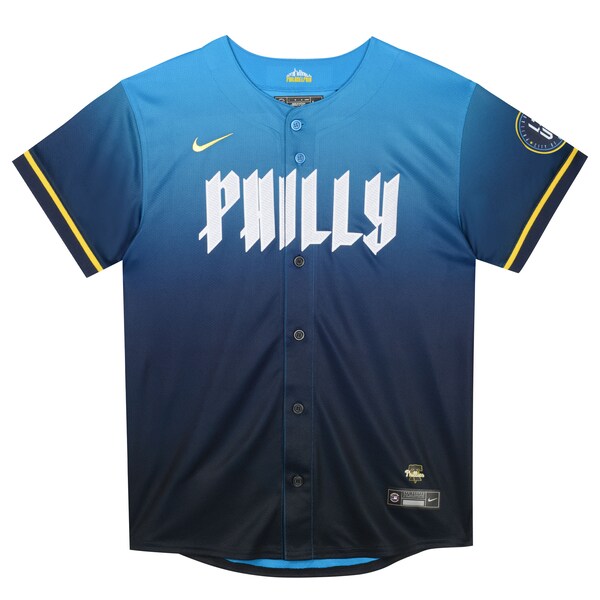 Philadelphia Phillies Nike Preschool City Connect Jersey - Blue - Image 2