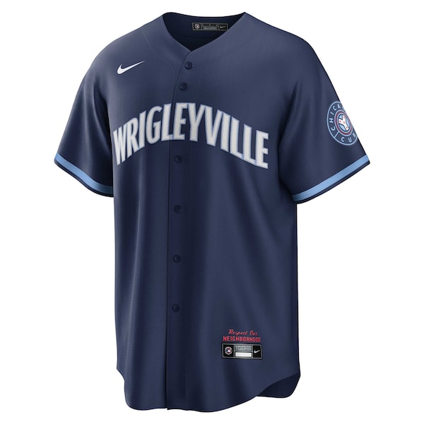 Seiya Suzuki Chicago Cubs Nike City Connect Replica Player Jersey - Navy - Image 2