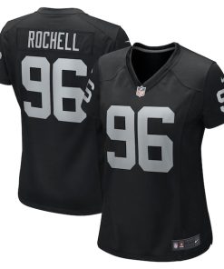 Isaac Rochell Las Vegas Raiders Nike Women's Team Game Jersey -  Black