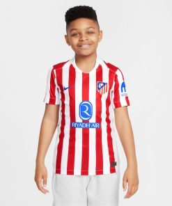 Atletico de Madrid Nike Youth 2025/26 Home Replica Jersey - Red