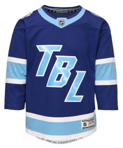 Alternative view of Tampa Bay Lightning Outerstuff Youth 2026 Stadium Series Premier Jersey - Blue