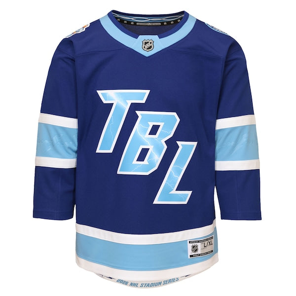 Tampa Bay Lightning Outerstuff Youth 2026 Stadium Series Premier Jersey - Blue - Image 2