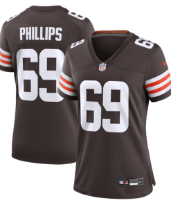 Tyre Phillips Cleveland Browns Nike Women's Team Game Jersey -  Brown