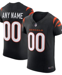 Cincinnati Bengals Nike Team Vapor F.U.S.E. Elite Custom Jersey -  Black