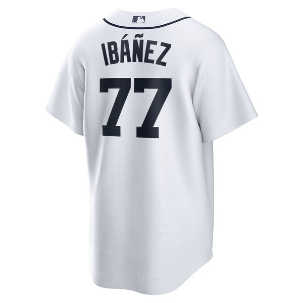 Andy Ibanez Detroit Tigers Nike Home Replica Jersey - White - Image 3