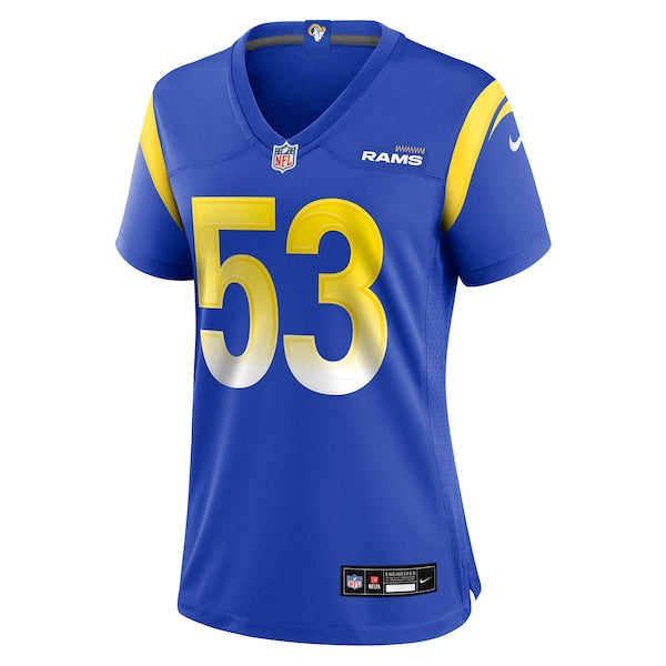 Nate Landman Los Angeles Rams Nike Women's Team Game Jersey - Royal - Image 2