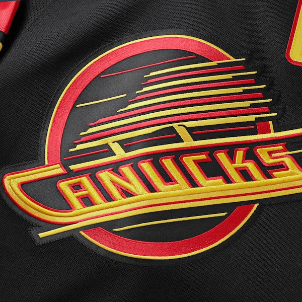 Elias Pettersson Vancouver Canucks Alternate Premium Jersey - Black - Image 4