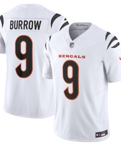 Alternative view of Joe Burrow Cincinnati Bengals Nike Vapor F.U.S.E. Limited Jersey - White/Orange