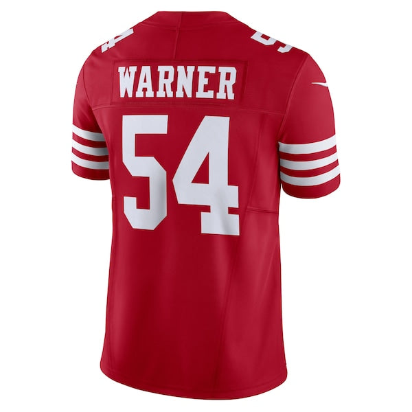 Fred Warner San Francisco 49ers Nike Vapor F.U.S.E. Limited Jersey - Scarlet - Image 3