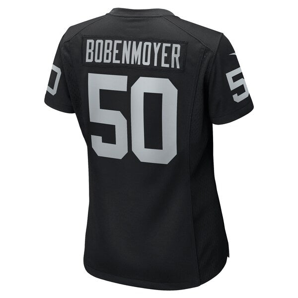 Jacob Bobenmoyer Las Vegas Raiders Nike Women's Game Player Jersey - Black - Image 3