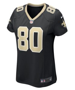 Alternative view of Jimmy Graham New Orleans Saints Nike Women's Team Game Jersey -  Black