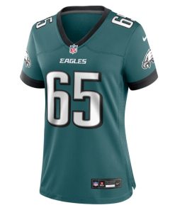 Alternative view of Lane Johnson Philadelphia Eagles Nike Women's Team Game Jersey - Midnight Green
