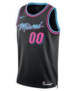 Alternative view of Miami Heat Nike Unisex 2025/26 City Edition Swingman Custom Jersey - Black