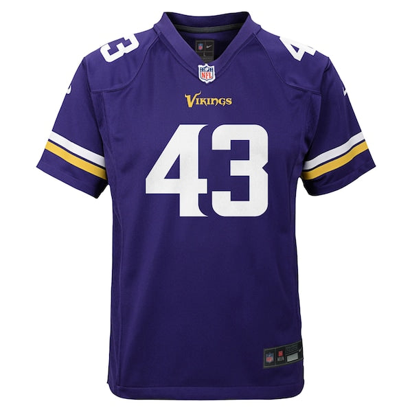 Andrew Van Ginkel Minnesota Vikings Nike Youth Youth - Purple - Image 2