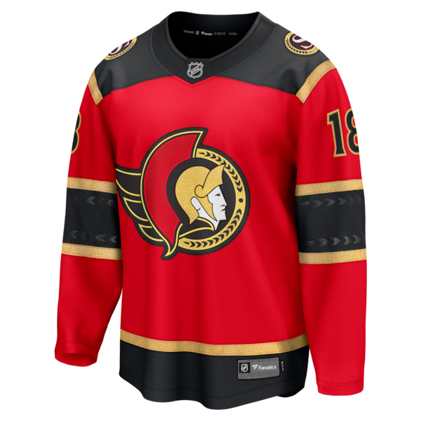 Tim Stutzle Ottawa Senators Alternate Breakaway Jersey - Red - Image 2