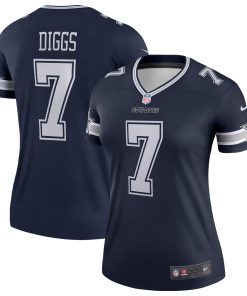 Alternative view of Trevon Diggs Dallas Cowboys Nike Women's Alternate Legend Jersey - White/Navy