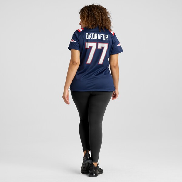 Chukwuma Okorafor New England Patriots Nike Women's Game Jersey - Navy - Image 5