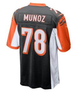 Alternative view of Men's Cincinnati Bengals Anthony Munoz Nike Black 50th Anniversary Retired Player Game Jersey
