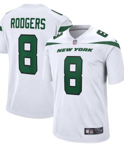 Aaron Rodgers New York Jets Nike Game Jersey - White