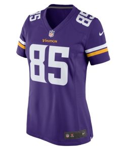 Alternative view of Dan Chisena Minnesota Vikings Nike Women's Game Jersey - Purple