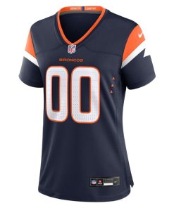 Alternative view of Denver Broncos Nike Women's Alternate Custom Game Jersey  - Navy