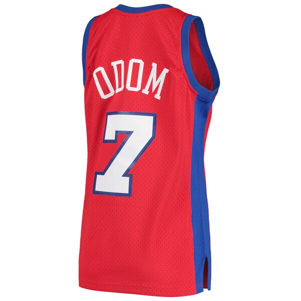 Lamar Odom LA Clippers 2000/01 Hardwood Classics Swingman Jersey - Red - Image 3