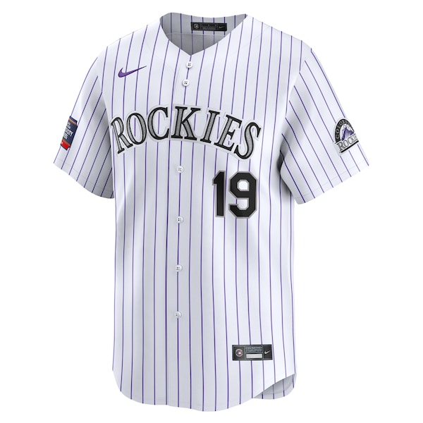 Charlie Blackmon Colorado Rockies Nike 2024 MLB World Tour Mexico City Series Home Limited Player Jersey - White - Image 2