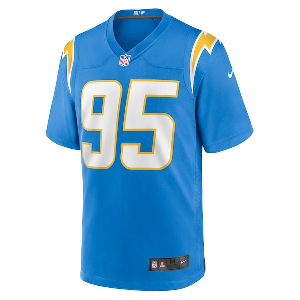 Nicholas Williams Los Angeles Chargers Nike Team Game Jersey - Powder Blue - Image 3
