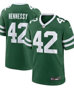 Thomas Hennessy New York Jets Nike Team Game Jersey - Legacy Green
