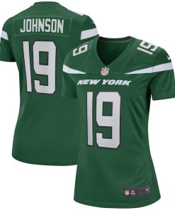 Keyshawn Johnson New York Jets Nike Women's Game Retired Player Jersey - Gotham Green