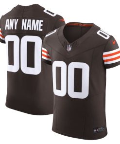 Cleveland Browns Nike Vapor F.U.S.E. Elite Custom Jersey - Brown