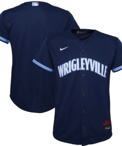 Chicago Cubs Nike Youth City Connect Replica Jersey - Navy