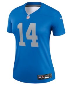 Alternative view of Amon-Ra St. Brown Detroit Lions Nike Women's Alternate Legend Player Performance Top -  Blue