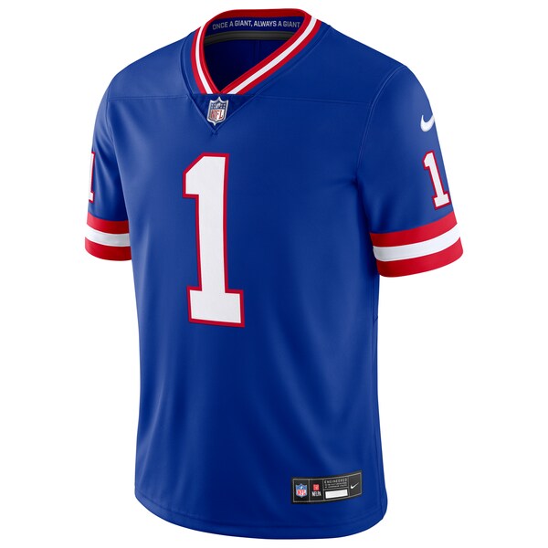 Malik Nabers New York Giants Nike Alternate 2 Legacy Vapor Untouchable Limited Jersey - Royal - Image 2