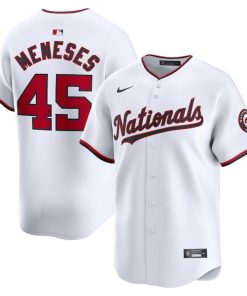 Joey Meneses Washington Nationals Nike Home Limited Player Jersey - White