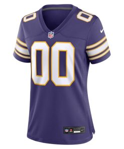 Alternative view of Minnesota Vikings Nike Women's Classic Custom Game Jersey - Purple
