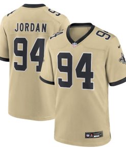 Cameron Jordan New Orleans Saints Nike Gameday Golds Alternate Game Player Jersey - Gold/Black