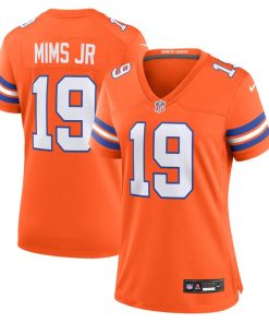 Marvin Mims Jr Denver Broncos Nike Women's Mile High Collection 1977 Throwback Player Game Jersey - Orange