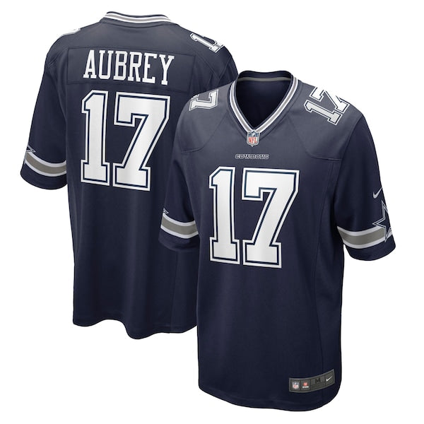 Brandon Aubrey Dallas Cowboys Nike Team Game Jersey - Navy/White - Image 2